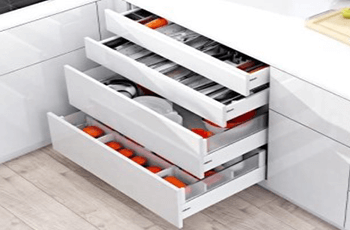 Storage below Counter Top