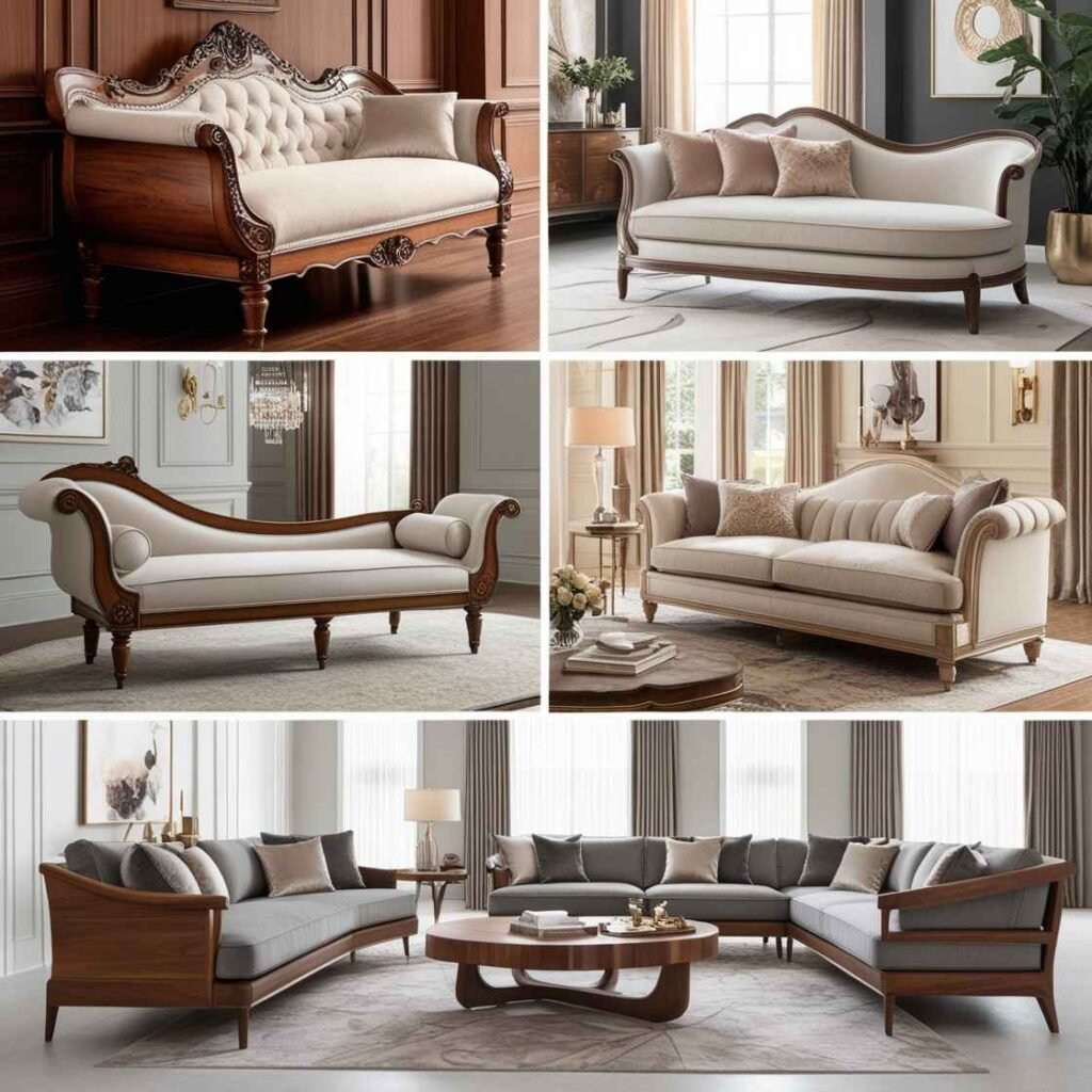 5 Glam Wooden Sofa Designs to Avoid Boring Living Rooms | Montdor Interior