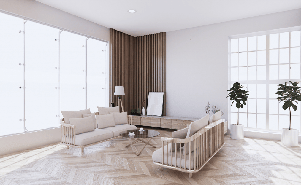 Wood Scandinavian-Style Sofas