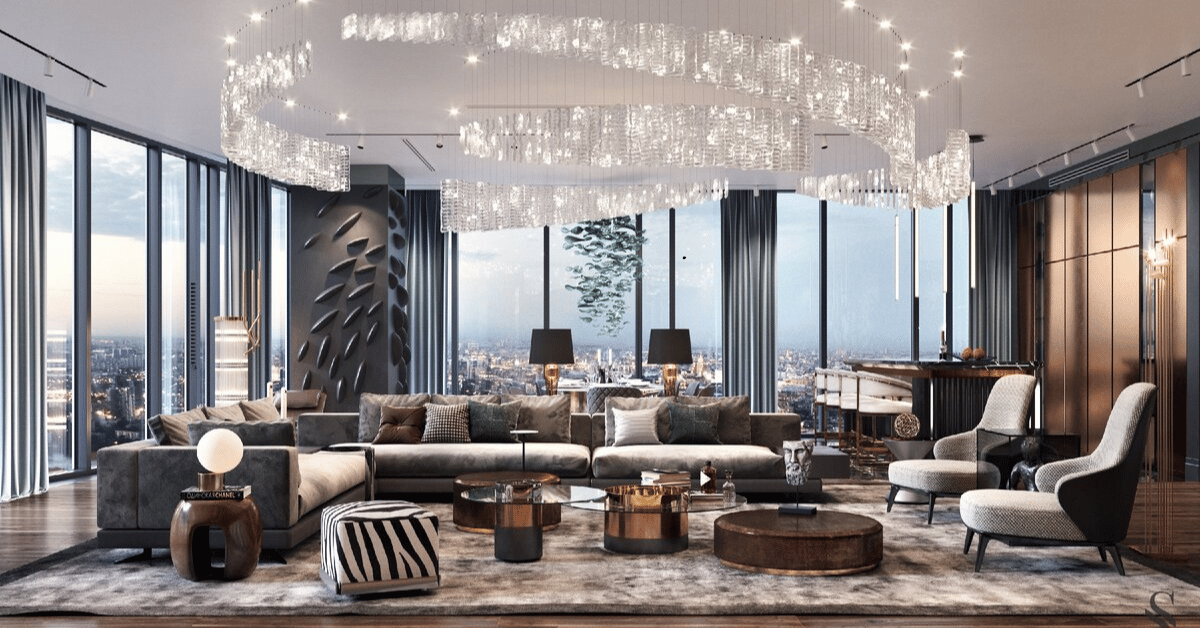 5 Breathtaking Luxury Apartment Interior Designs