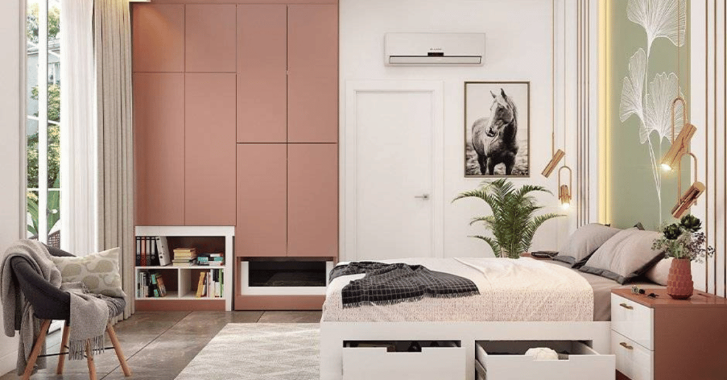 5 Wall Fixing Almirah Designs Transform Your Room | Montdor Interior