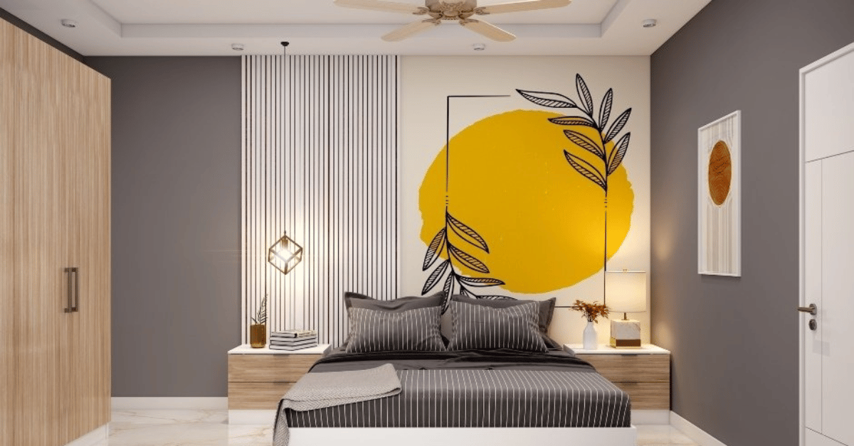 5 Modern Bedroom Wall Stencils Design Ideas