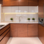 C-Shaped Kitchen Design