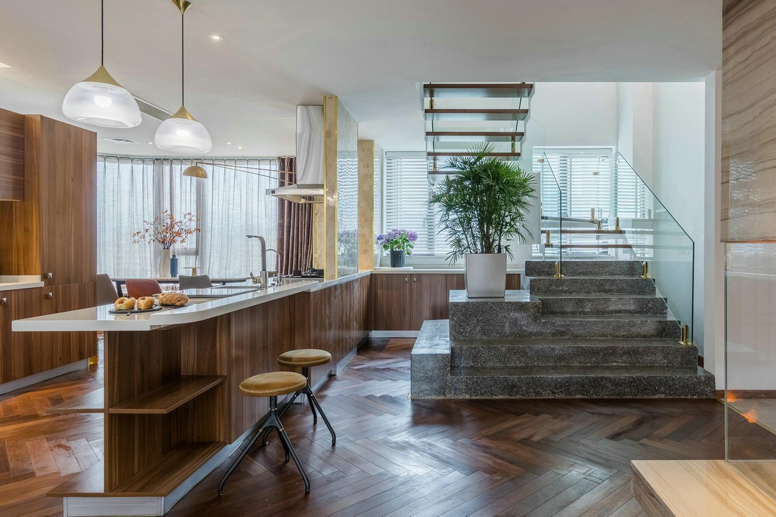 Kitchen Under The Stairs