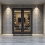 Modern Front Wall Tile Designs in leving hall